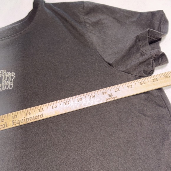 Ruxen‎ Brown Short Sleeve T-Shirt  Embroidered Paradise Logo Men's Size 2XL - Picture 4 of 6